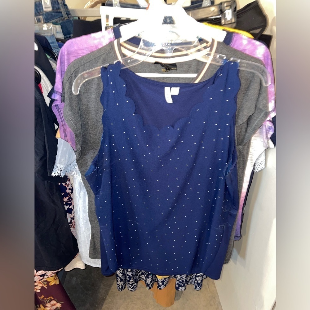 Elle Large Scalloped Formal Tank *make offers*